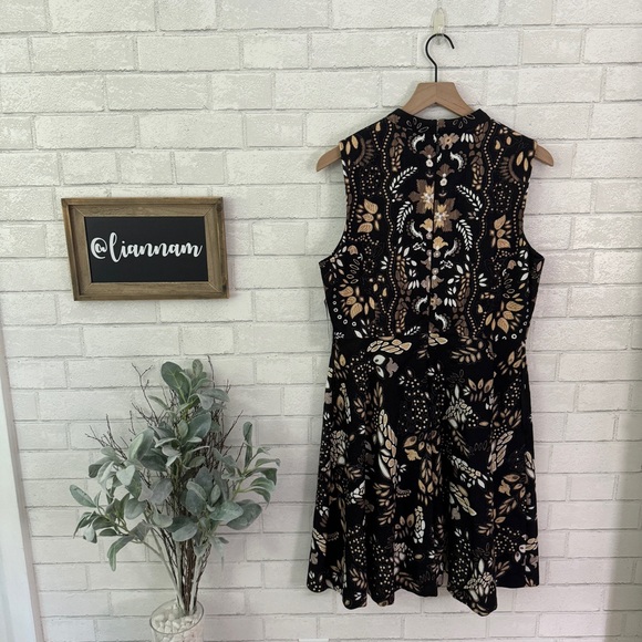 EVA MENDES New York & Co. High Neck Black Sleeveless Dress - Picture 6 of 11